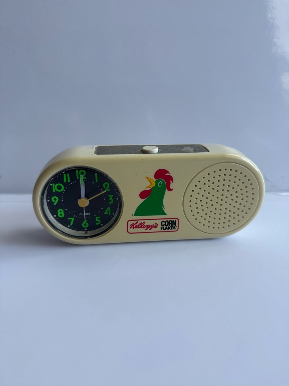 NOS Kellogg's Corn Flakes Rooster Alarm Clock 1991